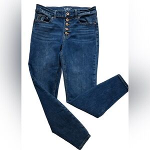 Women's Blue Edgely Super Skinny Jeans